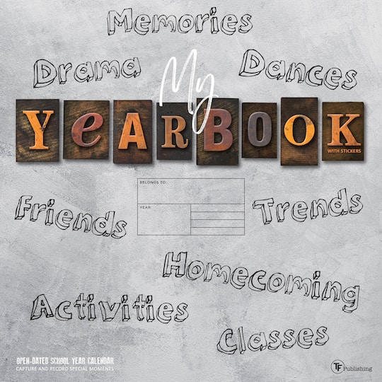 TF Publishing My Year Book Undated Memory Wall Calendar